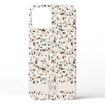 抽象芸術モダンパステルテラゾパターン