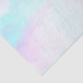 抽象芸術モダンパステルブルー&パープルウォーターカラー 薄葉紙 (詳細)