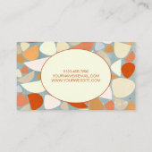 抽象芸術モダンパステル 名刺 (裏面)