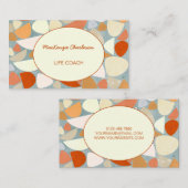 抽象芸術モダンパステル 名刺 (正面/裏面)