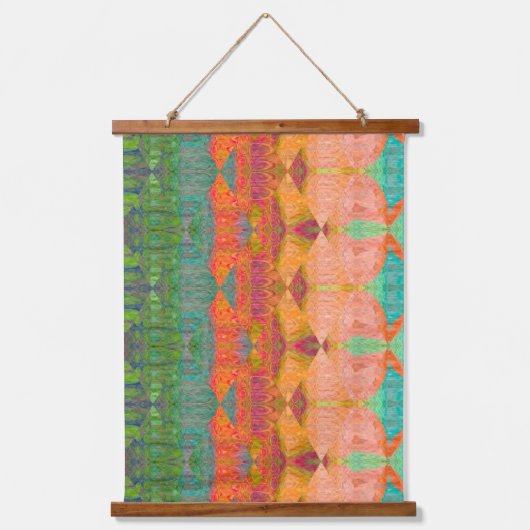 抽象芸術モダンパターぶら下がったンのタペストリー 吊り下げ型タペストリー (正面)