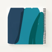 抽象芸術モダンパーソナライズされた感謝ジャーナル ノートブック (裏面)