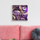 抽象芸術モダンパープルキャンバスウォールアート キャンバスプリント (インサイチュ (リビング))