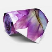 抽象芸術モダンパープルヘイズアルコールイ結婚ンク ネクタイ (ロール)