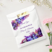 抽象芸術モダンパープルヘイズアルコールイ結婚ンク フェイバーバッグ (封をした状態)