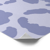 抽象芸術モダンヒョウのシームレスなパターン。動物 ポスター (角)