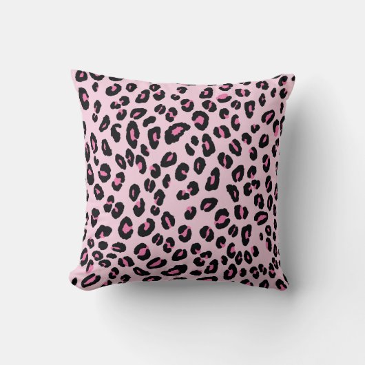 抽象芸術モダンヒョウの継ぎ目のない模様。動物 クッション (正面)