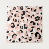 抽象芸術モダンヒョウの継ぎ目のない模様。動物 タペストリー (正面(横))