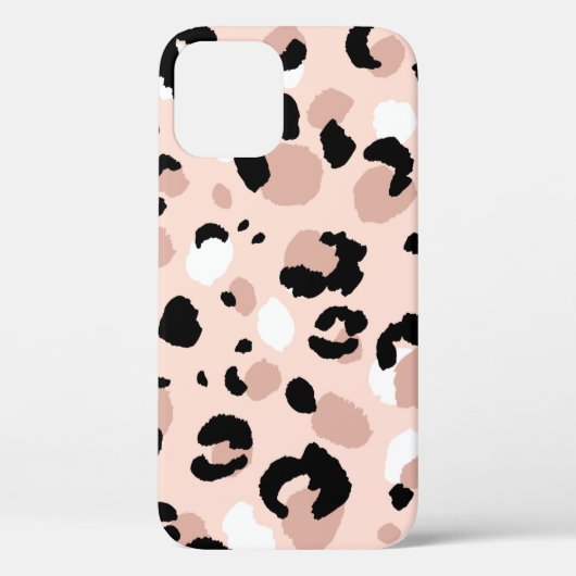 抽象芸術モダンヒョウの継ぎ目のない模様。動物  Case-Mate iPhoneケース (裏面)