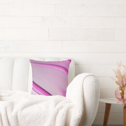 抽象芸術モダンピンクのフラクタル クッション (ソファ)