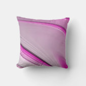 抽象芸術モダンピンクのフラクタル クッション (正面)