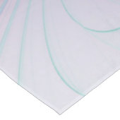 抽象芸術モダンピンクブルーターコイズフラクタルアート テーブルクロス (アングル)