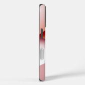 抽象芸術モダンピーチトーンデザイン Case-Mate iPhoneケース (裏面 / 右)