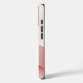 抽象芸術モダンピーチトーンデザイン Case-Mate iPhoneケース (裏面 / 左)