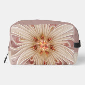 抽象芸術モダンピーチパステルフラワーフラクタルアート ドップキット (裏面)