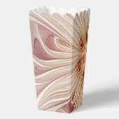 抽象芸術モダンピーチパステルフラワーフラクタルアート フェイバーボックス (裏面)