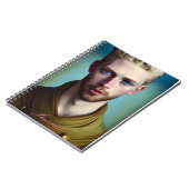 抽象芸術モダンファンタジー男性雑誌 ノートブック (左側)