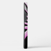 抽象芸術モダンフラクタルアートピンクグレーブラック姿 Case-Mate iPhoneケース (裏面 / 右)