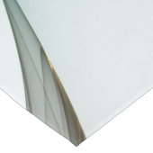 抽象芸術モダンフラクタルアートブルーターコイズグレー ショートテーブルランナー (コーナー)