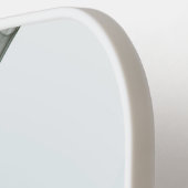 抽象芸術モダンフラクタルアートブルーターコイズグレー ピックルボールラケット (左詳細)