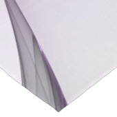 抽象芸術モダンフラクタルアートラベンダーグレー ショートテーブルランナー (コーナー)