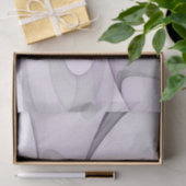 抽象芸術モダンフラクタルアートラベンダーグレー 薄葉紙 (ギフト)