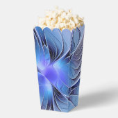 抽象芸術モダンフラクタルアートラベンダーブルー フェイバーボックス (はじけた状態)