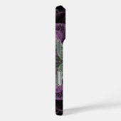 抽象芸術モダンフラクタルパープルおよびグリーンデザイン Case-Mate iPhoneケース (裏面 / 右)