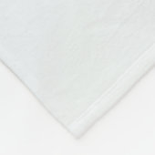 抽象芸術モダンフラクタルブルーターコイズグレー名 フリースブランケット (角)