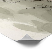 抽象芸術モダンフローラウォールアートIV ポスター (角)