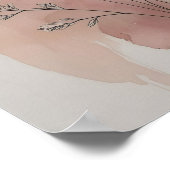 抽象芸術モダンフローラウォールアートV ポスター (角)