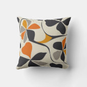 抽象芸術モダンフローラクッション クッション (裏面)