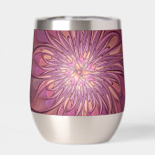 抽象芸術モダンフローラフラクタルアートベリーカラー (背面)