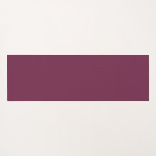 抽象芸術モダンフローラフラクタルアートベリーカラー ヨガマット (裏面(横))