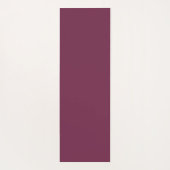 抽象芸術モダンフローラフラクタルアートベリーカラー ヨガマット (裏面)