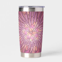 抽象芸術モダンフローラフラクタルアートベリーカラー