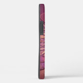 抽象芸術モダンフローラフラクタルアートベリーカラー Case-Mate iPhoneケース (裏面 / 右)