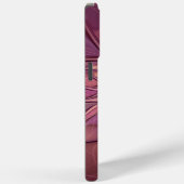 抽象芸術モダンフローラフラクタルベリーカラー名 Case-Mate iPhoneケース (裏面 / 右)