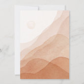 抽象芸術モダンフローラメリークリスマスカップル カード (裏面)