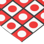 抽象芸術モダンブラックレッド&ホワイトテーブルクロス テーブルクロス (アングル)