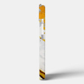 抽象芸術モダンブラック金ゴールドラグジュアリーシックウォーターカラー Case-Mate iPhoneケース (裏面 / 左)