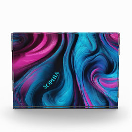 抽象芸術モダンブルーとピンク – フォトブロック