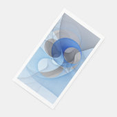 抽象芸術モダンブルーグレーフラクタルアートグラフィック (コーナー)