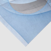 抽象芸術モダンブルーグレーフラクタルアートグラフィック 薄葉紙 (詳細)