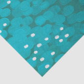 抽象芸術モダンブルーティール（緑がかった色）ブ絵を描ラシ 薄葉紙 (詳細)