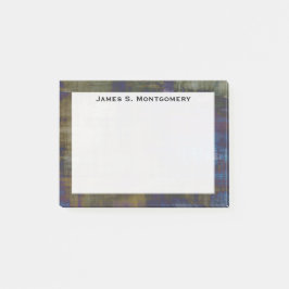 抽象芸術モダンブルーブラウン黄グランジ色 ポストイット