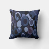 抽象芸術モダンブルーベリー クッション (裏面)