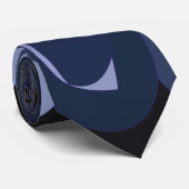 抽象芸術モダンブルーベリー ネクタイ (ロール)