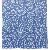 抽象芸術モダンブ離れルの形状シャワーカーテン シャワーカーテン (正面)