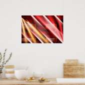 抽象芸術モダンプリントアートデコールデジタルアートポスター ポスター (キッチン)